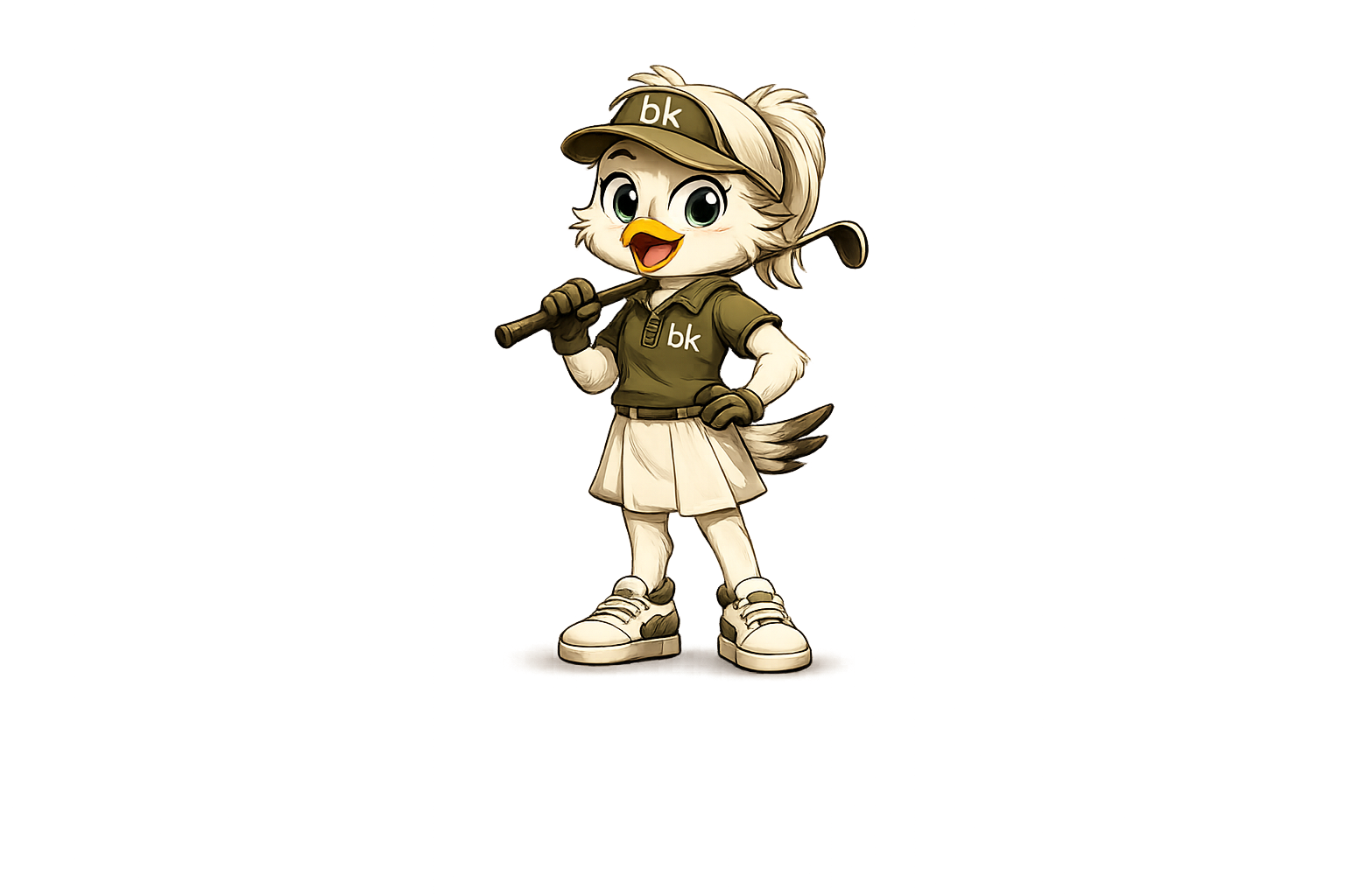 Lena, das BirdieKids Maskottchen